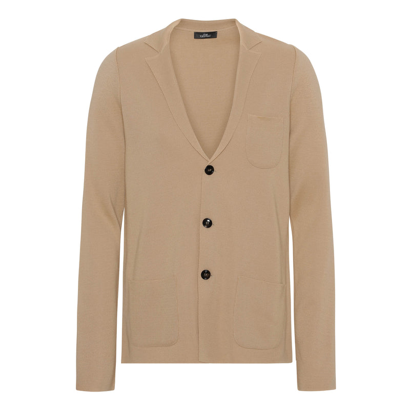 GORMS CARDIGAN 100 % ULD BEIGE