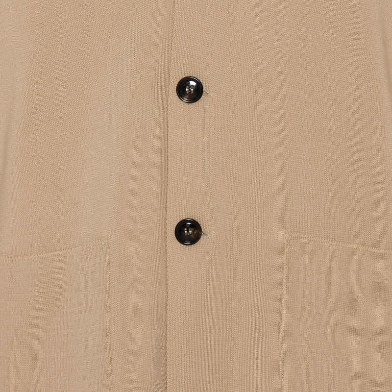 GORMS CARDIGAN 100 % ULD BEIGE