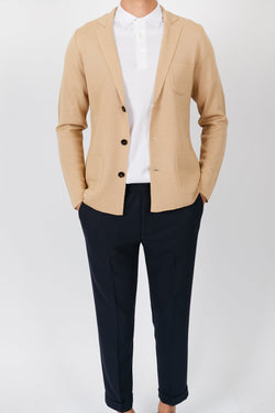 GORMS CARDIGAN 100 % ULD BEIGE